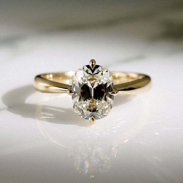 Oval Cut Solitaire Engagement Ring