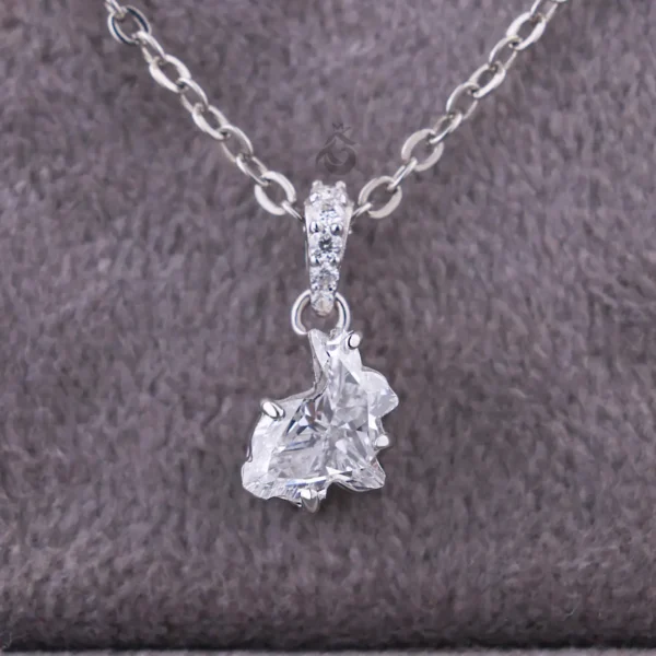 Star Cut Crystal Drop Pendant Chain
